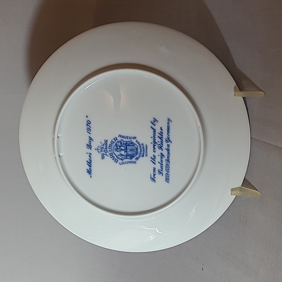 Bareuther Muttertag 1970 Mother's Day 8" Porcelain Plate Germany - Picture 3 of 3